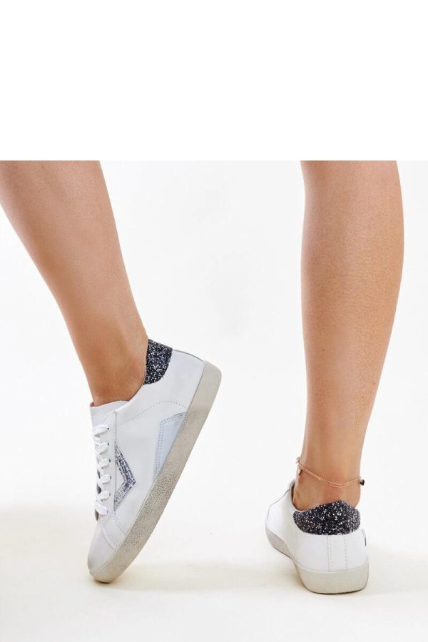 White Sneakers.Fabric and Heel Height