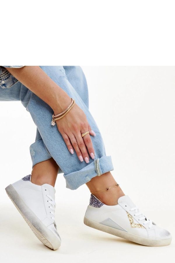 White Sneakers..Fabric and Heel Height
