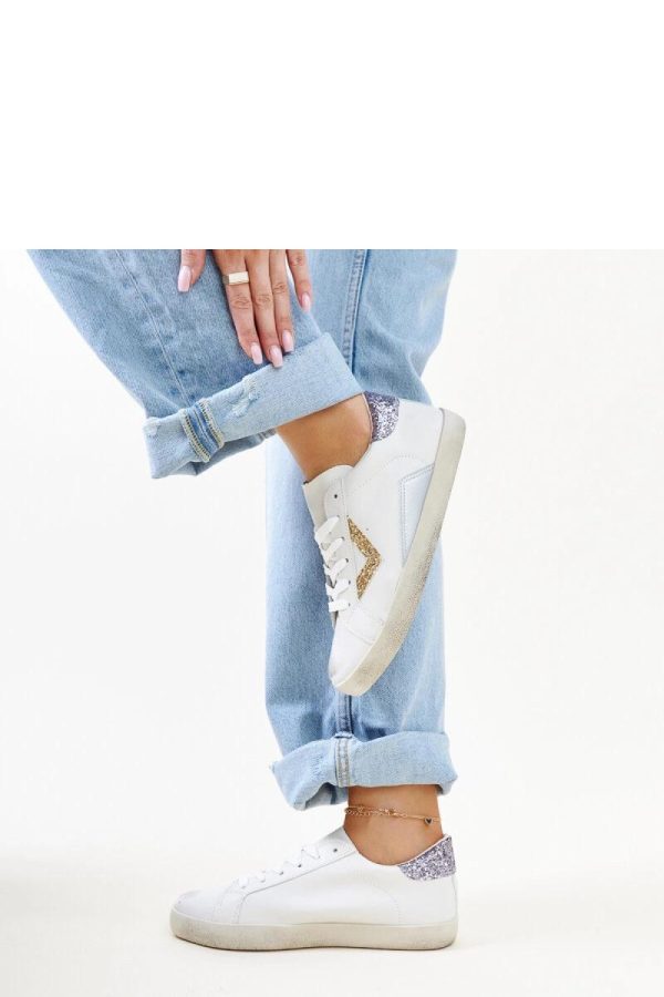 White Sneakers..Fabric and Heel Height