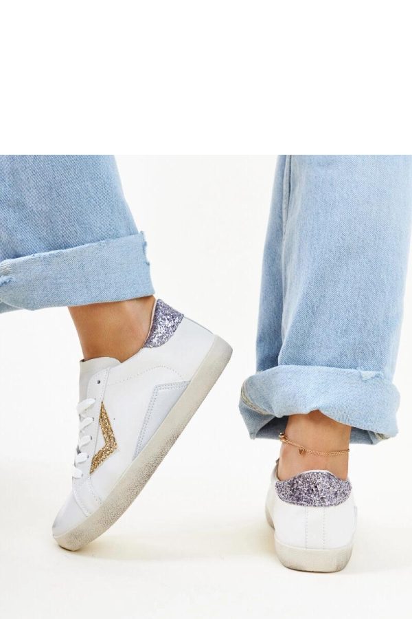 White Sneakers..Fabric and Heel Height