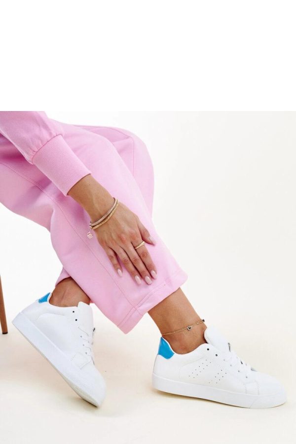 White Sport Shoes...Fabric and Heel Height