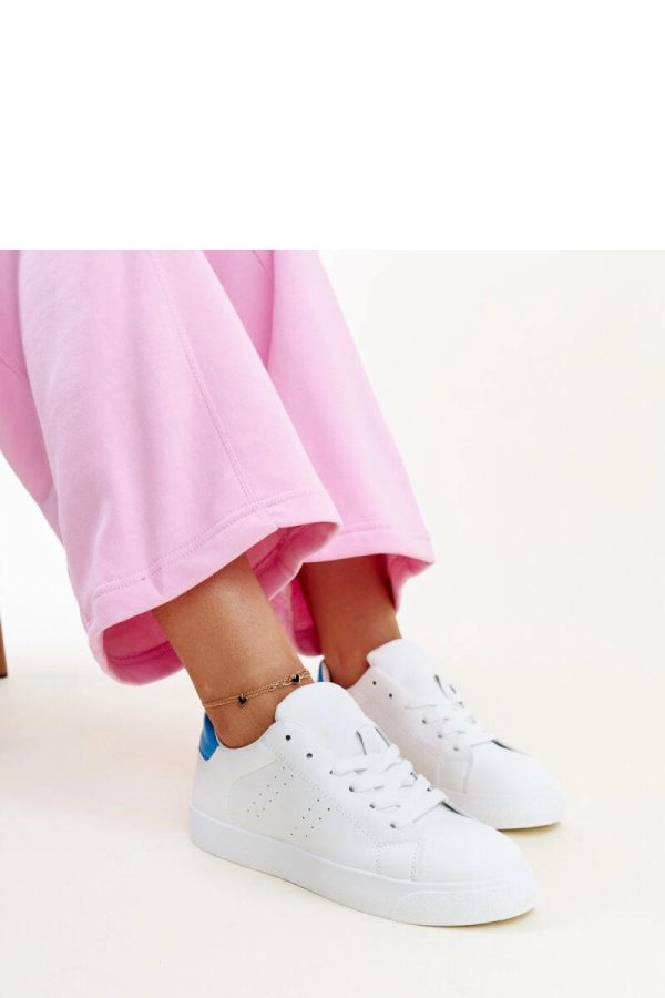 White Sport Shoes...Fabric and Heel Height