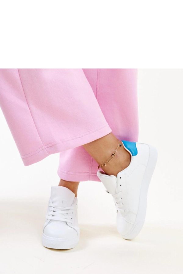 White Sport Shoes...Fabric and Heel Height