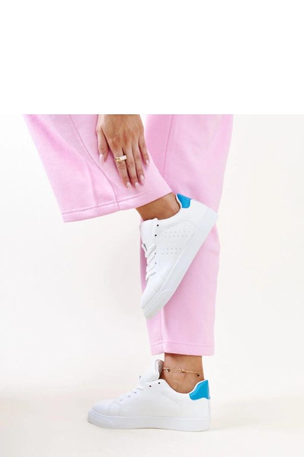 White Sport Shoes...Fabric and Heel Height