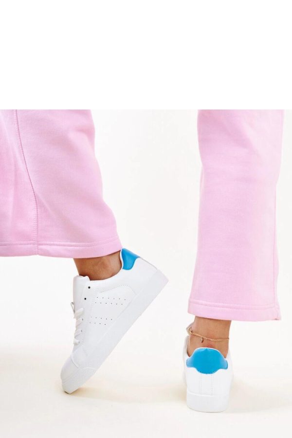 White Sport Shoes...Fabric and Heel Height