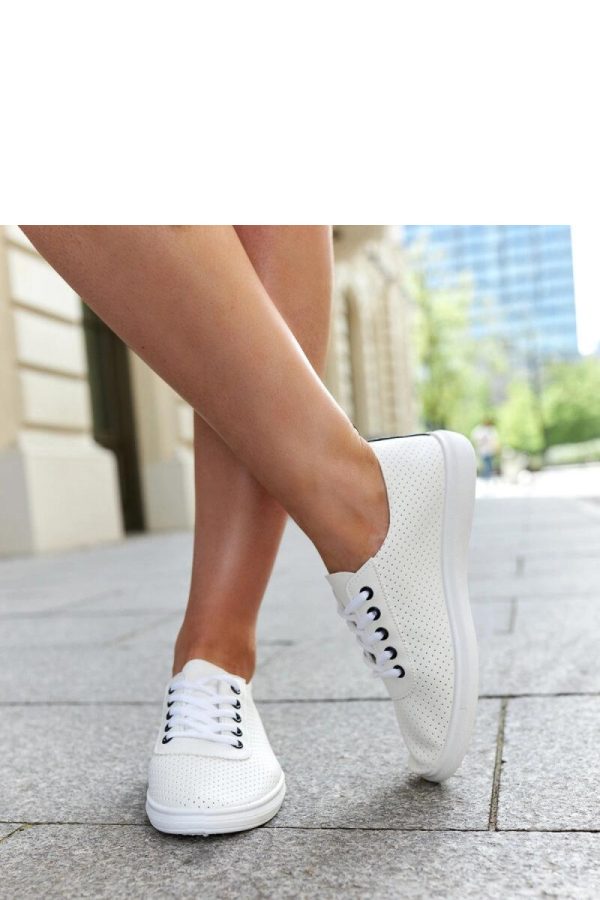 White Sneakers....Fabric and Heel Height
