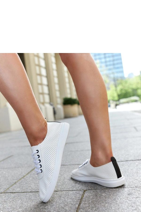 White Sneakers....Fabric and Heel Height