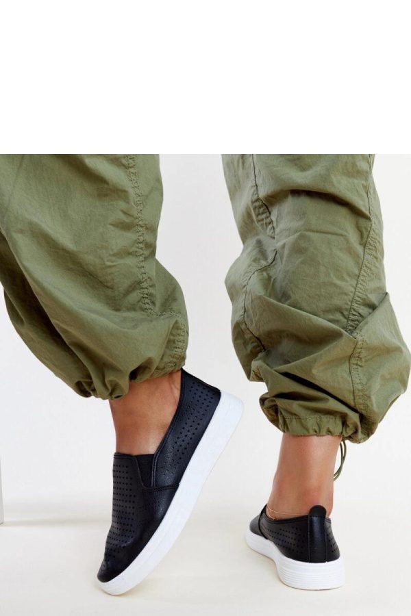 Black Sneakers..Fabric and Heel Height
