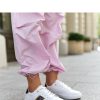 White Sport Shoes..Fabric and Heel Height