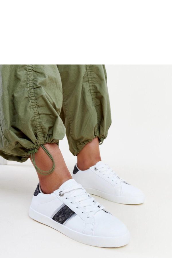 White Sport Shoes....Fabric and Heel Height