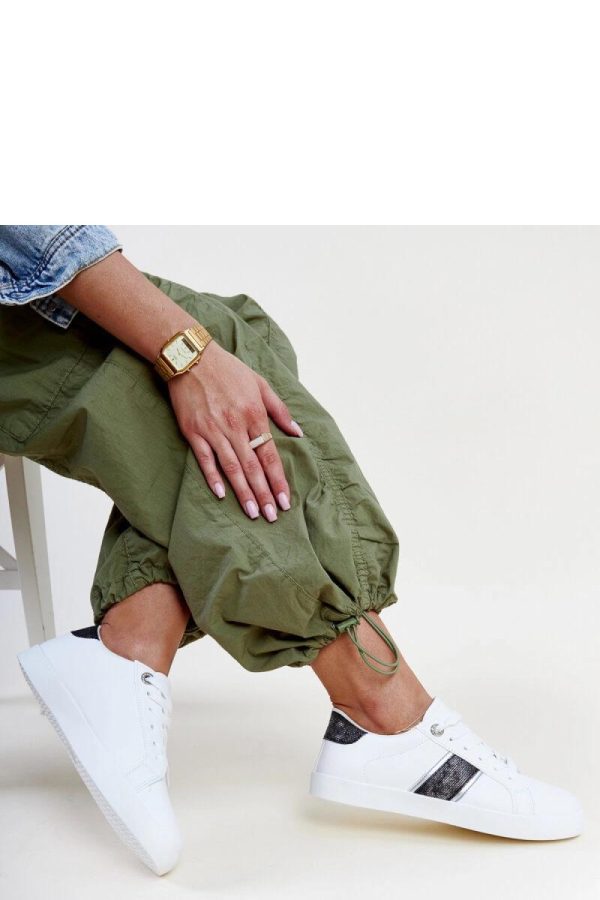 White Sport Shoes....Fabric and Heel Height