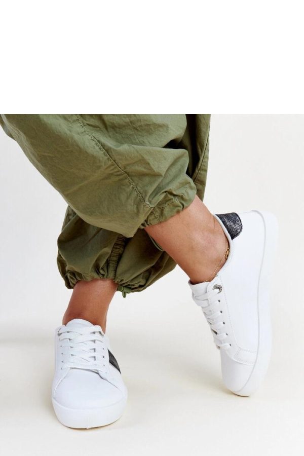 White Sport Shoes....Fabric and Heel Height