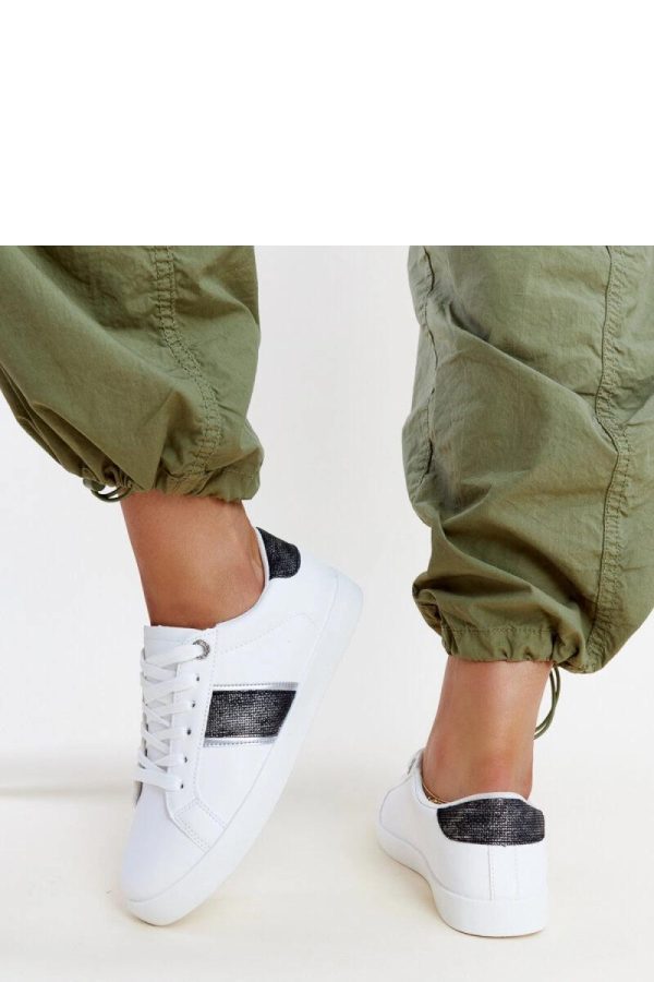 White Sport Shoes....Fabric and Heel Height