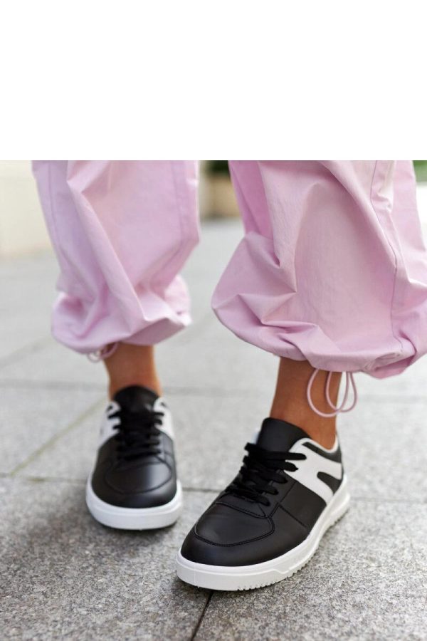 Black Sport Shoes in Women`s Athletic Shoes, Trainers, Sneakers with Fabric and Heel Height