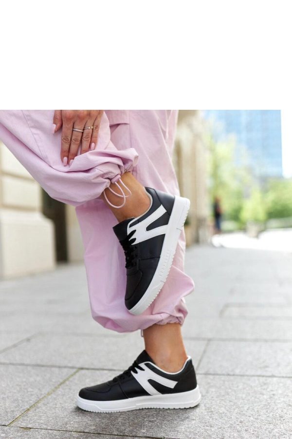 Black Sport Shoes in Women`s Athletic Shoes, Trainers, Sneakers with Fabric and Heel Height