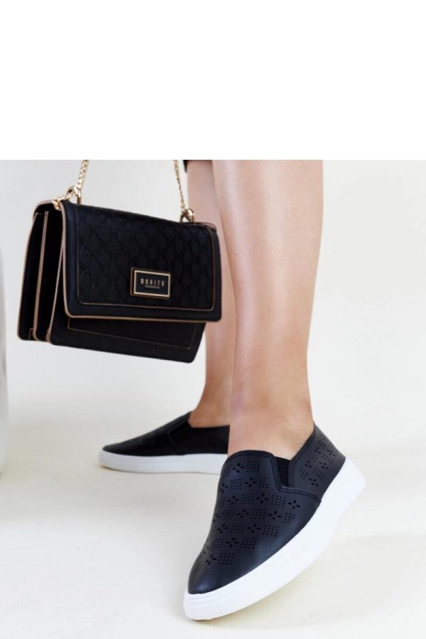 Black Sneakers in Women`s Athletic Shoes, Trainers, Sneakers with Fabric and Heel Height
