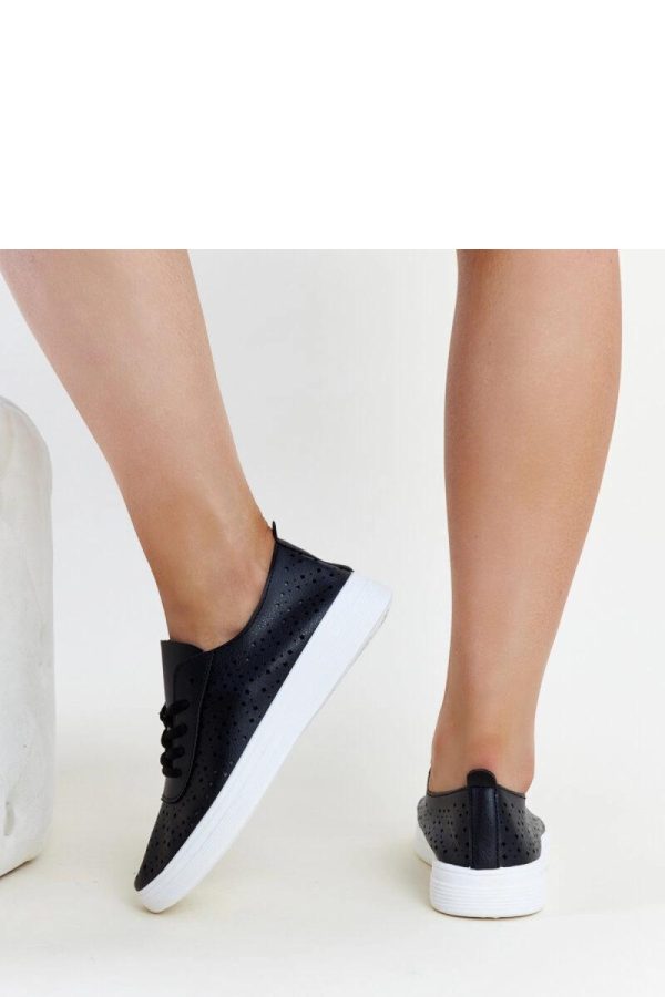 Black Sneakers in Women`s Athletic Shoes, Trainers, Sneakers with Fabric and Heel Height