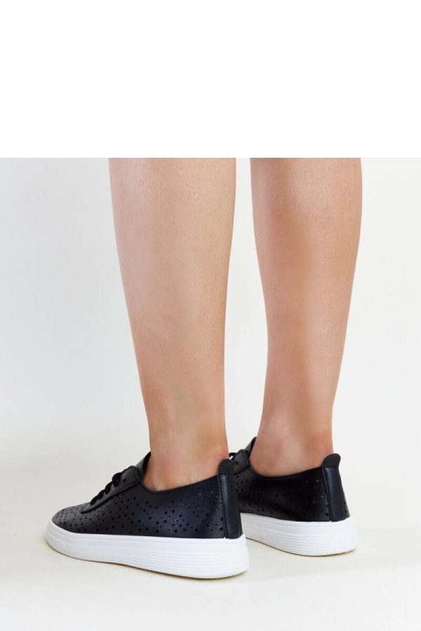 Black Sneakers in Women`s Athletic Shoes, Trainers, Sneakers with Fabric and Heel Height