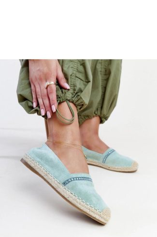 Green Espadrille.Heel Height
