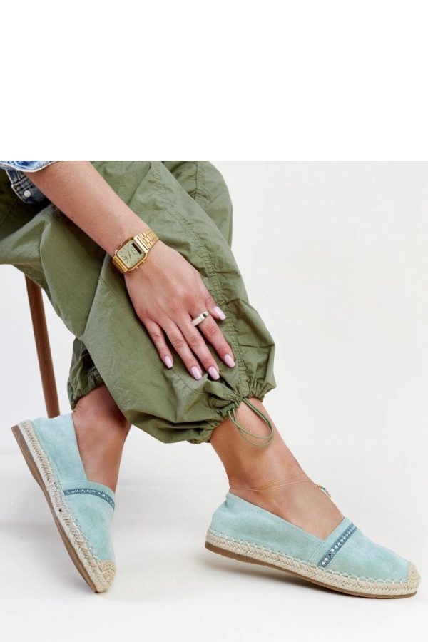 Green Espadrille.Heel Height