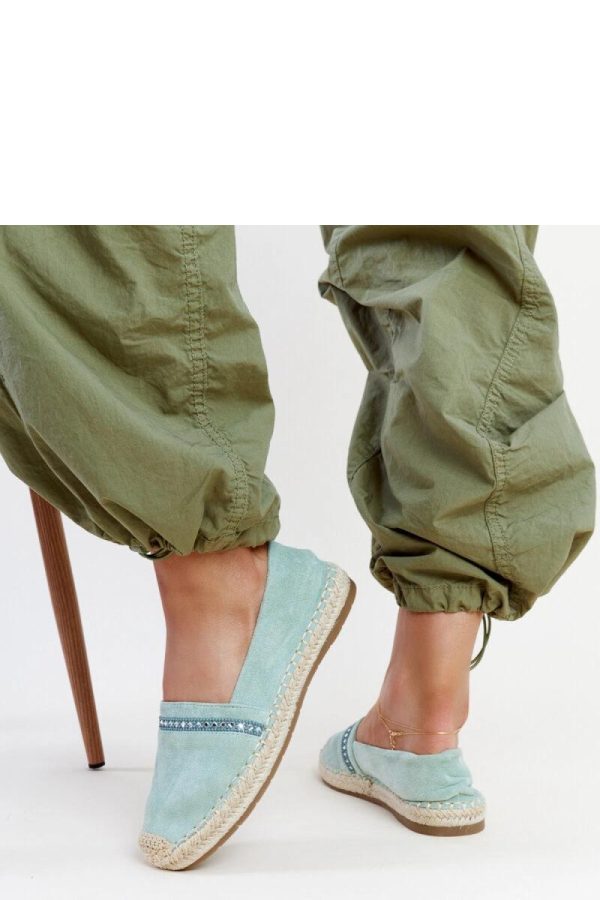 Green Espadrille.Heel Height