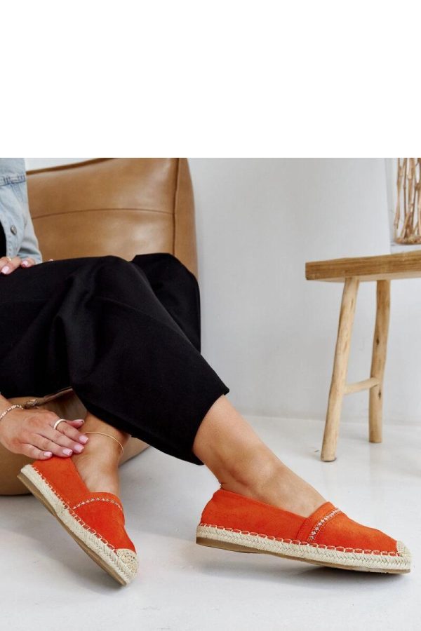 Orange Espadrille...Heel Height