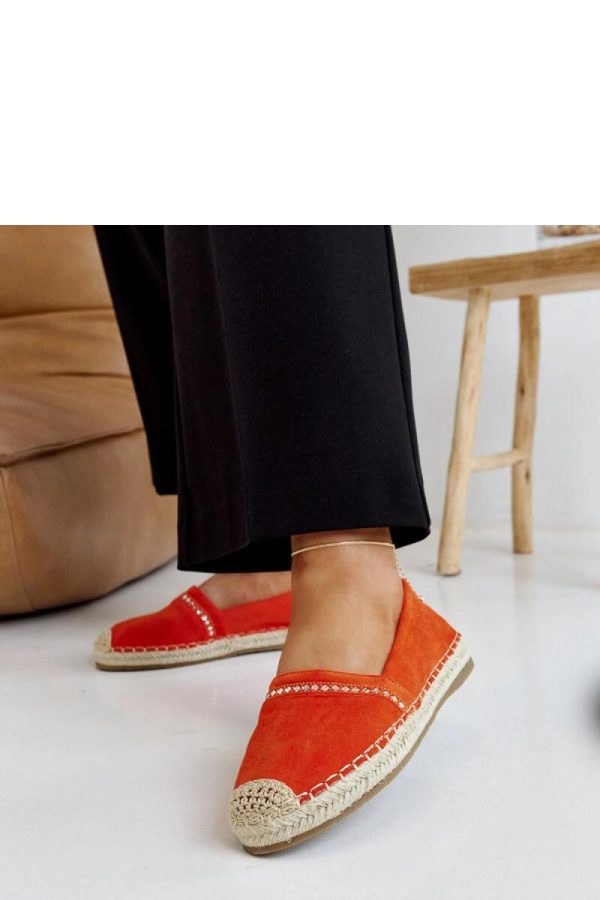 Orange Espadrille...Heel Height