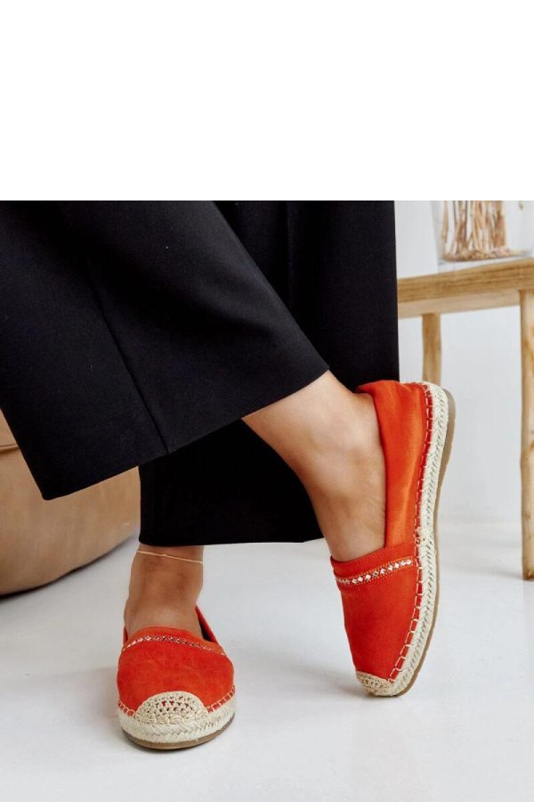 Orange Espadrille...Heel Height