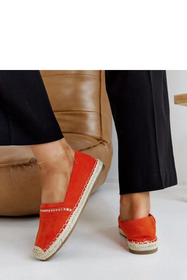 Orange Espadrille...Heel Height
