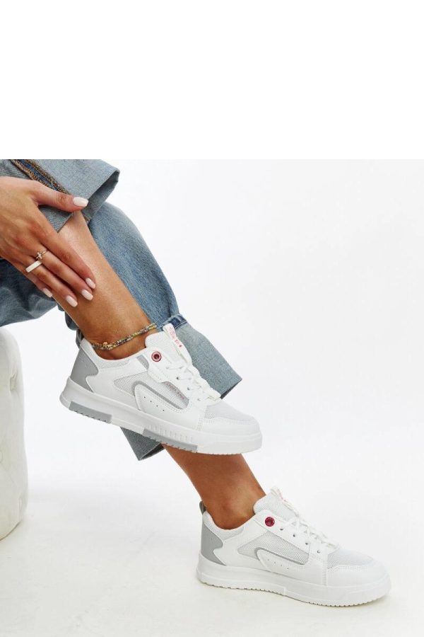 White Sport Shoes...Heel Height