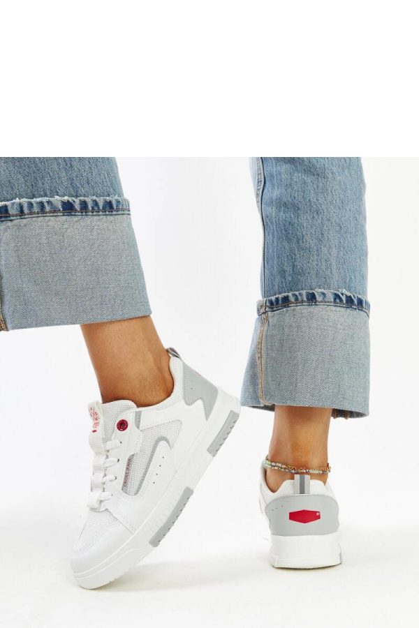White Sport Shoes...Heel Height