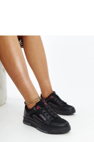 Black Sport Shoes..Heel Height