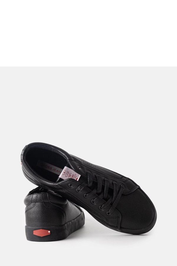 Black Sneakers...Fabric and Heel Height