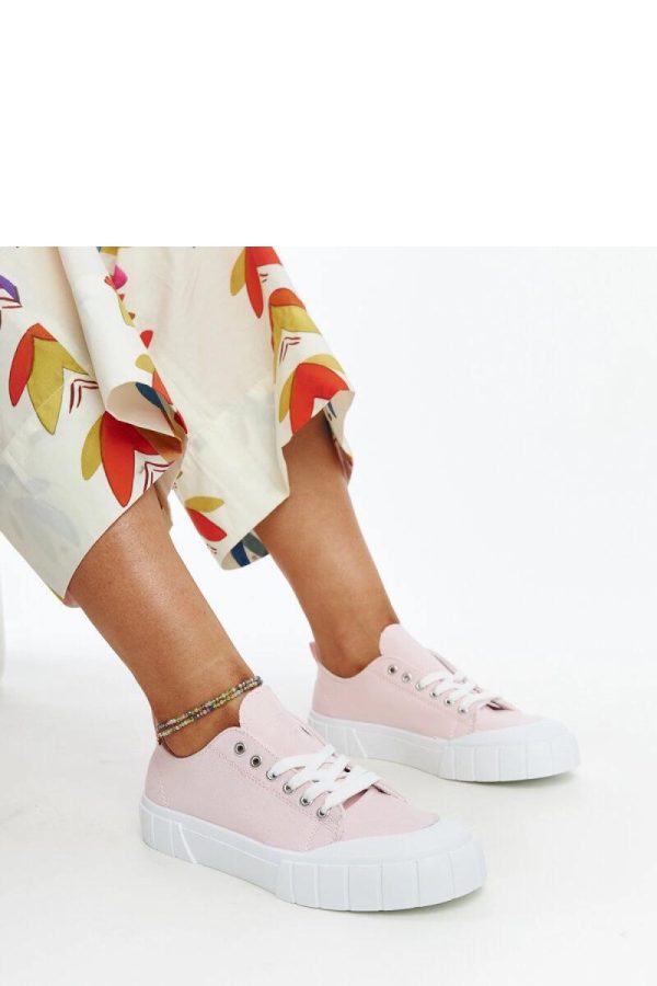 Pink Sneakers...Fabric and Heel Height