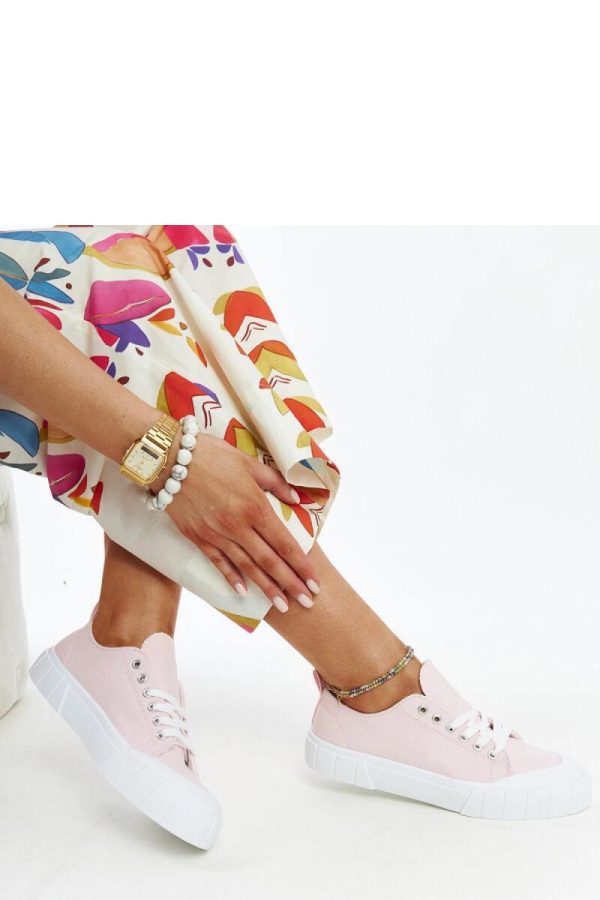 Pink Sneakers...Fabric and Heel Height