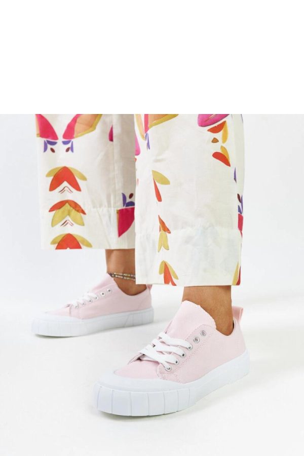 Pink Sneakers...Fabric and Heel Height