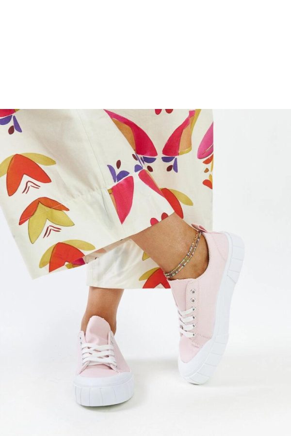 Pink Sneakers...Fabric and Heel Height