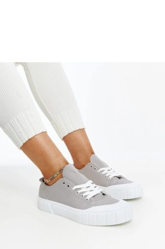 Grey Sneakers....Fabric and Heel Height