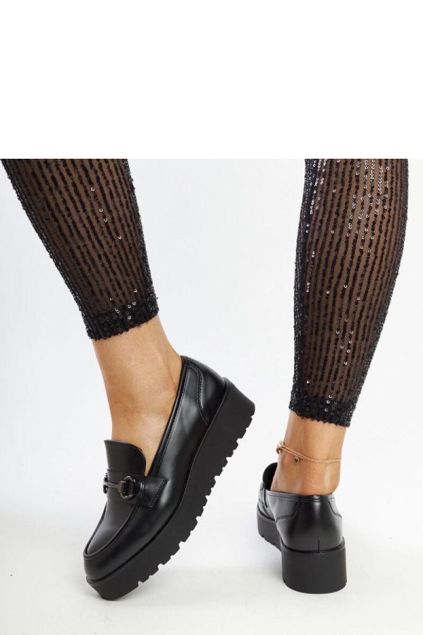 Black Mocassin....Fabric and Heel Height