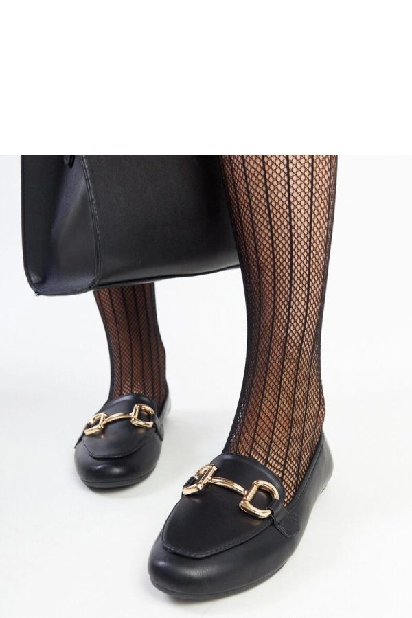 Black Mocassin in Moccasins, Loafers with Fabric and Heel Height
