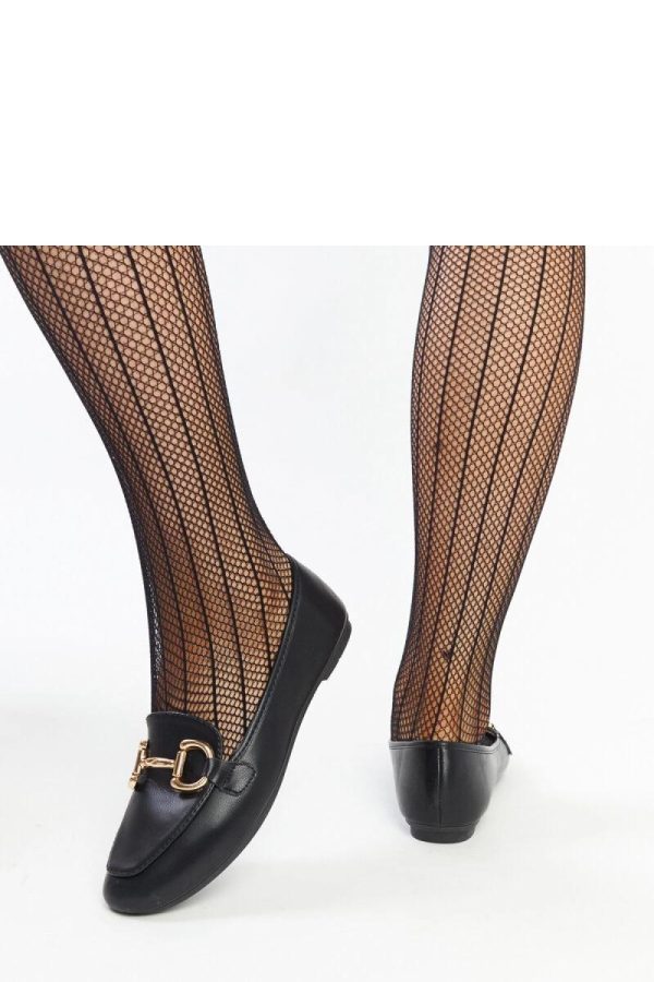 Black Mocassin in Moccasins, Loafers with Fabric and Heel Height