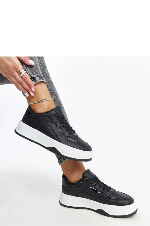 Black Sport Shoes in Women`s Athletic Shoes, Trainers, Sneakers with Heel Height