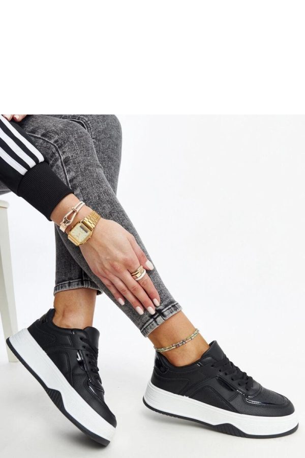 Black Sport Shoes in Women`s Athletic Shoes, Trainers, Sneakers with Heel Height