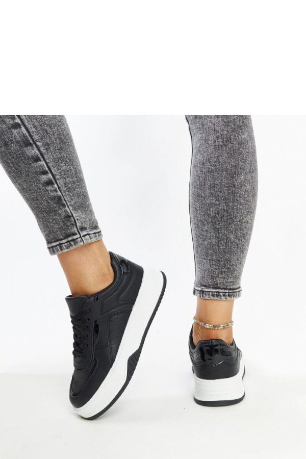Black Sport Shoes in Women`s Athletic Shoes, Trainers, Sneakers with Heel Height