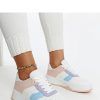 Pink Sport Shoes in Women`s Athletic Shoes, Trainers, Sneakers with Fabric and Heel Height