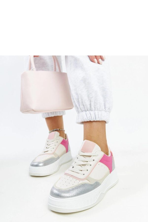 Pink Sport Shoes.Fabric and Heel Height
