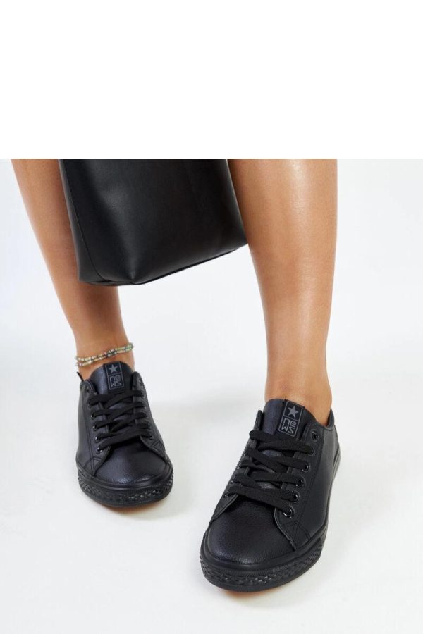 Black Sneakers in Women`s Athletic Shoes, Trainers, Sneakers with Heel Height