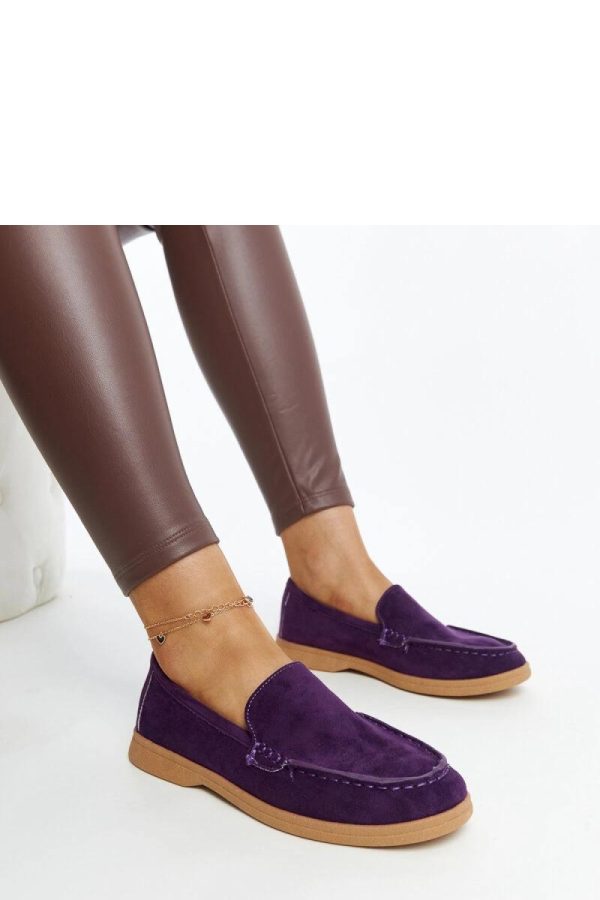 Violet Mocassin...Fabric and Heel Height
