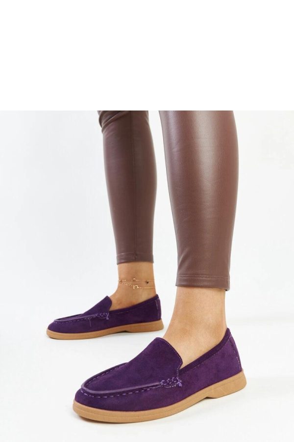 Violet Mocassin...Fabric and Heel Height