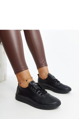 Black Sneakers in Women`s Athletic Shoes, Trainers, Sneakers with Fabric and Heel Height